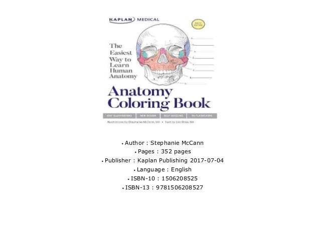 Download Anatomy Coloring Book (Kaplan Medical) PDF