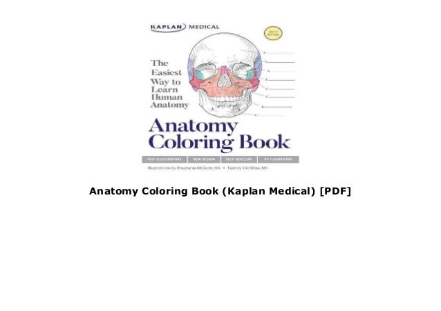 Download Anatomy Coloring Book (Kaplan Medical) PDF