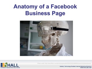 Anatomy of a Facebook Business Page Photo credit: http://www.flickr.com/photos/speckyfish2000/5229338690/sizes/m/in/photostream/ 