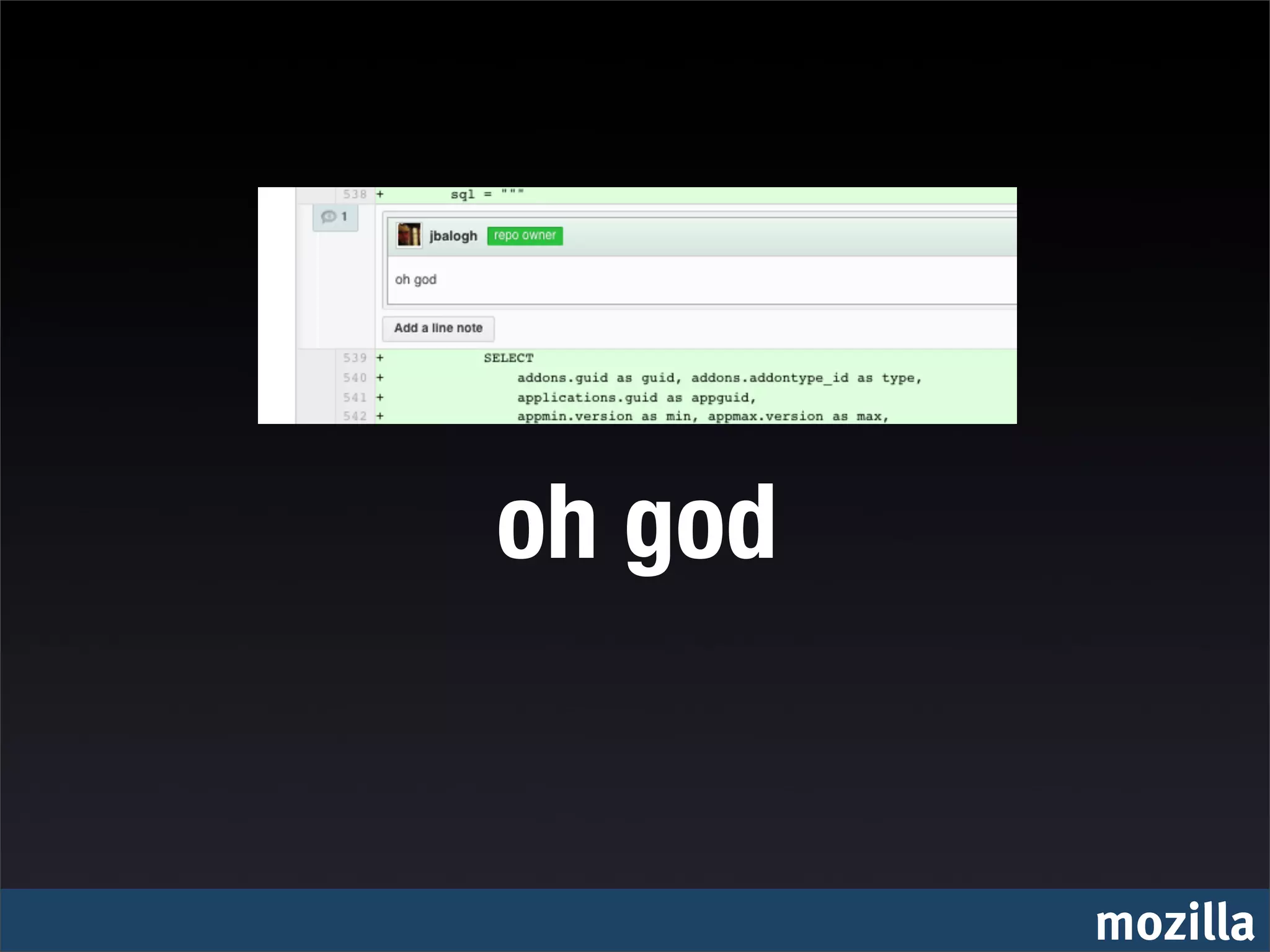 oh god


         mozilla
 