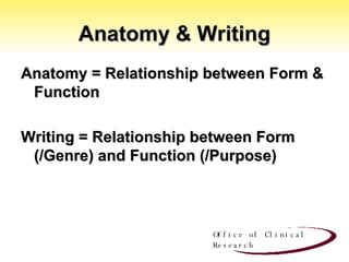 Anatomy of A Manuscript | PPT