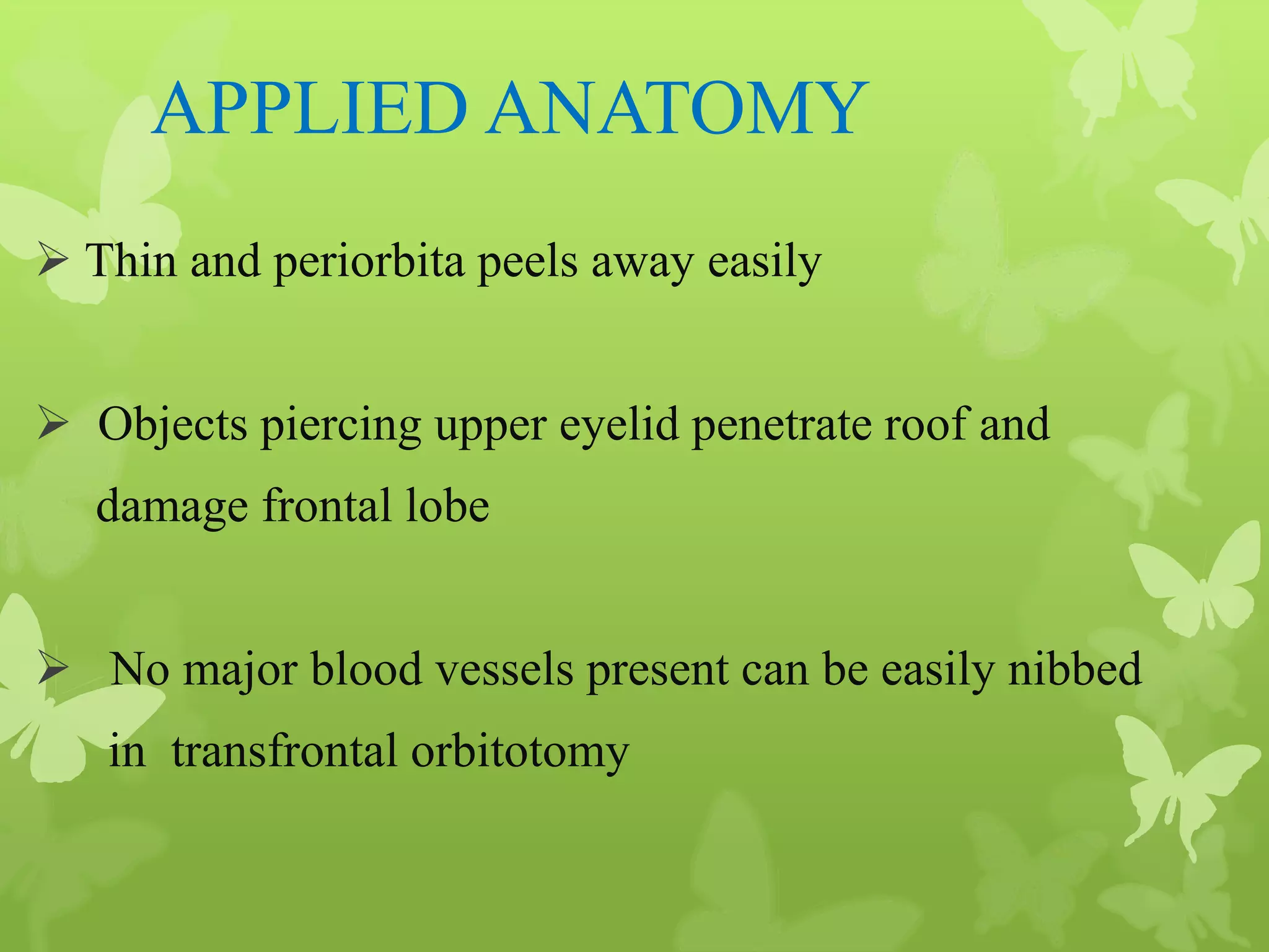 Anatomy of Eye Orbit