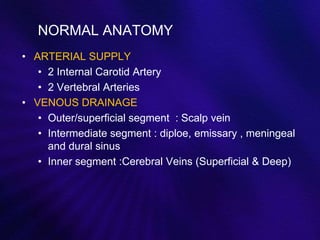 Anatomy and intervention in cerebral vasculature | PPT