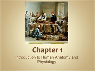 Introduction to Human Anatomy and
             Physiology
 