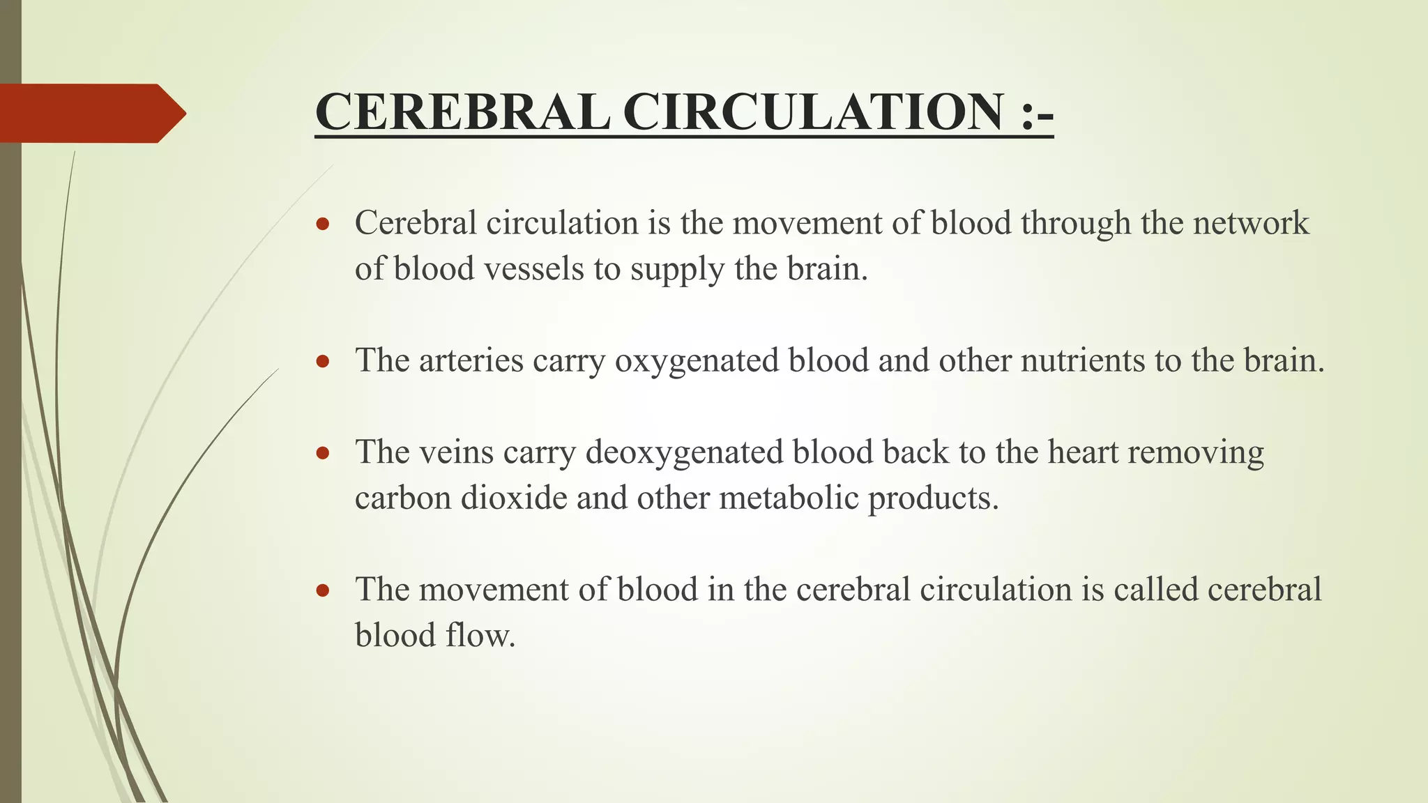 Anatomy and physiology of cerebral circulation and csf | PPTX