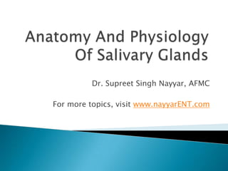Dr. Supreet Singh Nayyar, AFMC

For more topics, visit www.nayyarENT.com
 