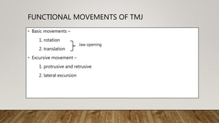 Anatomy and physiology of temporomandibular joint | PPTX