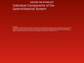 Anatomy and physiology of the gastrointestinal tract (git) | PPT