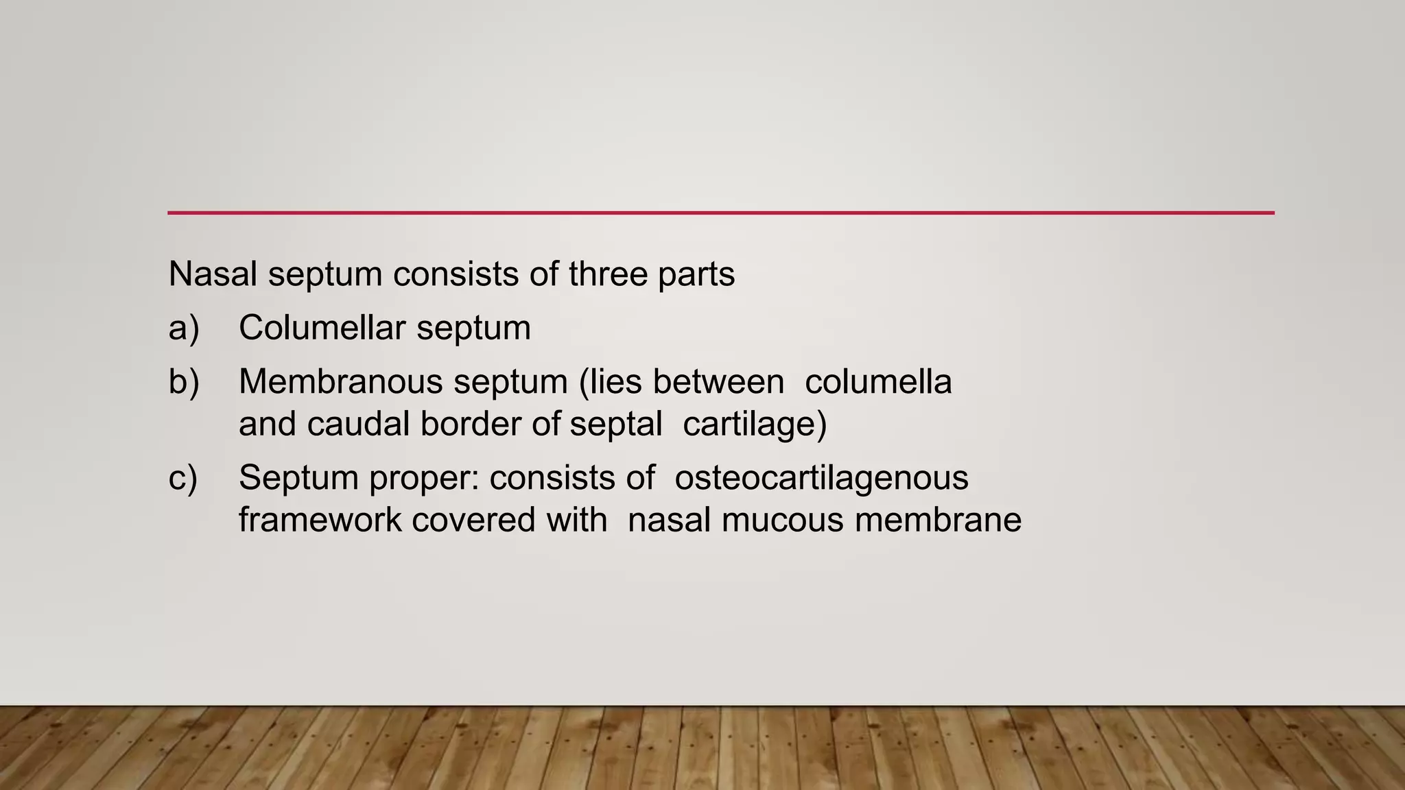 Anatomy and physiology of the nose | PPTX