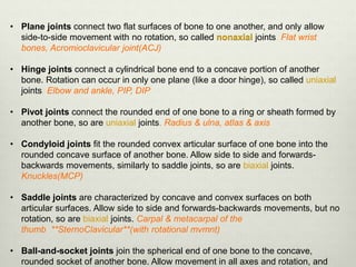 Anatomy, bones And joints | PPTX