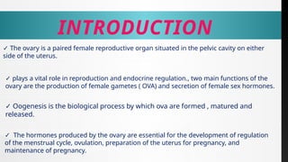 Comprehensive Overview of Ovary Functions and Hormonal Regulation in ...