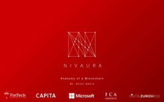 A n a t o m y o f a B l o c k c h a i n
D r . A v t a r S e h r a
 