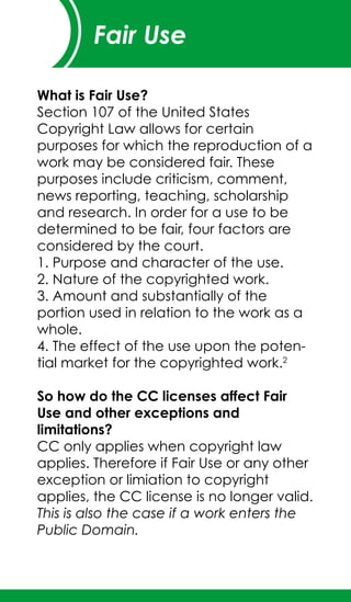 Anatomy of a Creative Commons License | PDF
