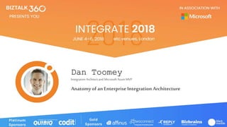Dan Toomey
Integration Architect and Microsoft AzureMVP
Anatomy of an Enterprise Integration Architecture
 