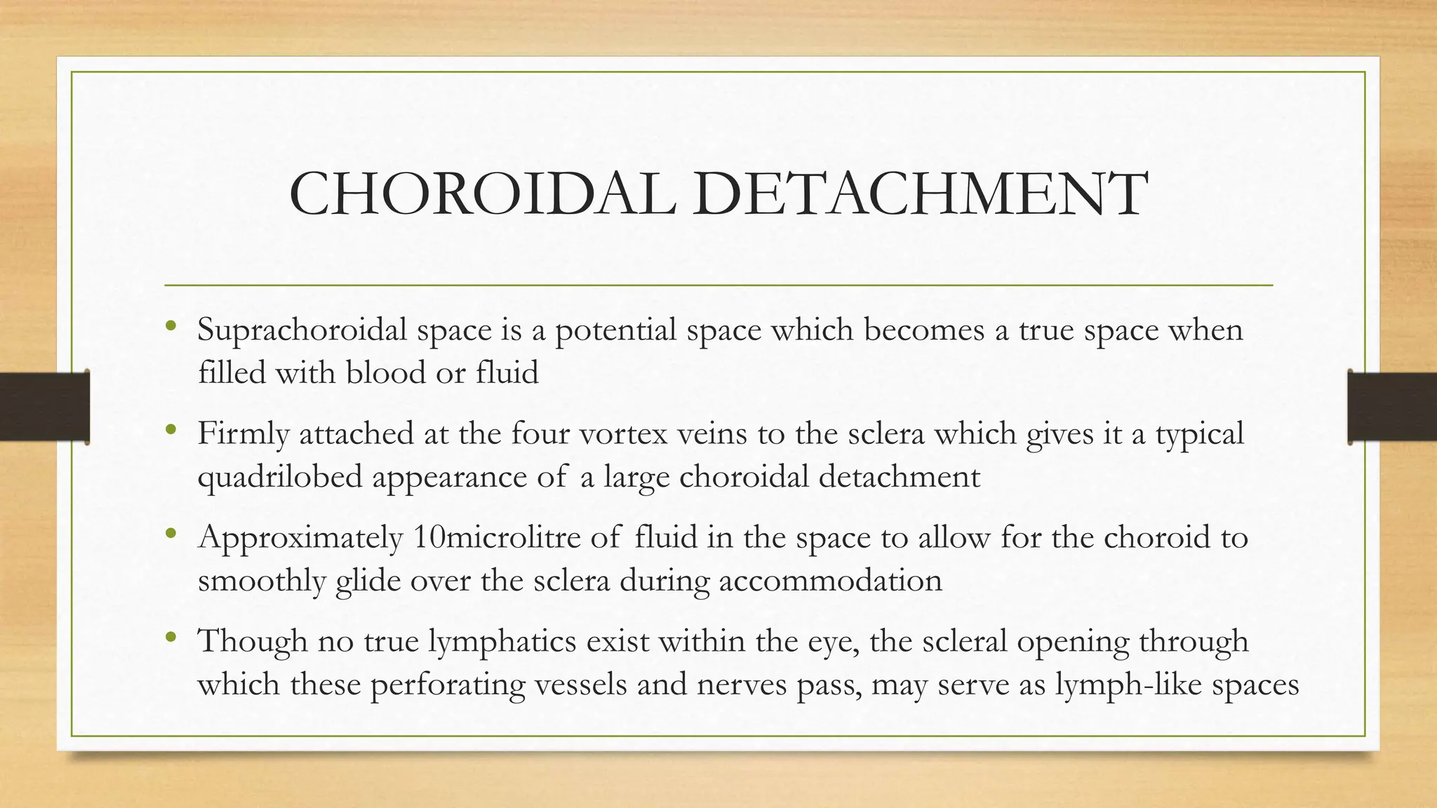 Vortex Detachment ANATOMY OF CHOROID.pptx