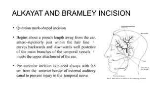 Old Reverse Question Mark Incision ANATOMY OF FACIAL NERVE PGIMERCHD PPT.pptx
