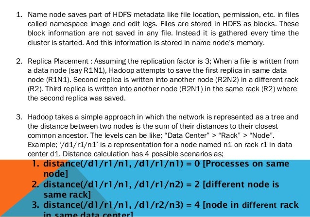 Anatomy of file write in hadoop