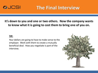  First Round Interview  -  “The Present Compatibility Stage”