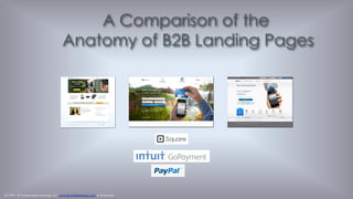 © 1998 - 2014 Eisenberg Holdings, LLC www.BryanEisenberg.com & @TheGrok
Logo
Headline
Offer
Product presentation
Links to More Information
Confidence building
Template elements/ Navigation
Call to Action
Descriptive copy
Call to Action
Template Elements
 