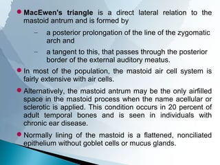 ANATOMY OF MIDDLE EAR CLEFT | PPT
