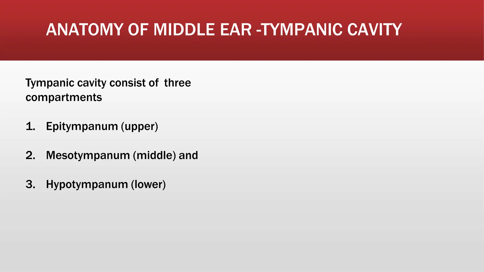 ANATOMY OF MID EAR and related structures.pptx