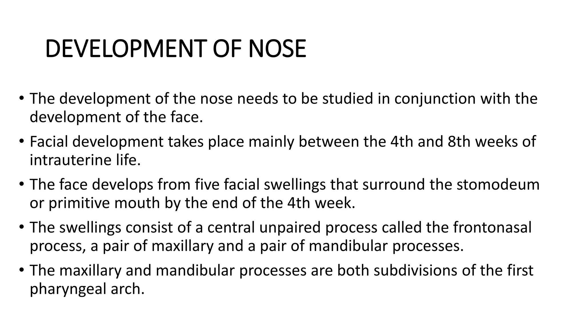 PRESENTATION ON ANATOMY OF NOSE FOR UNDERGRADUATES | PPTX