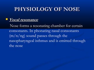 Anatomy of nose and paranasal sinuses | PPT