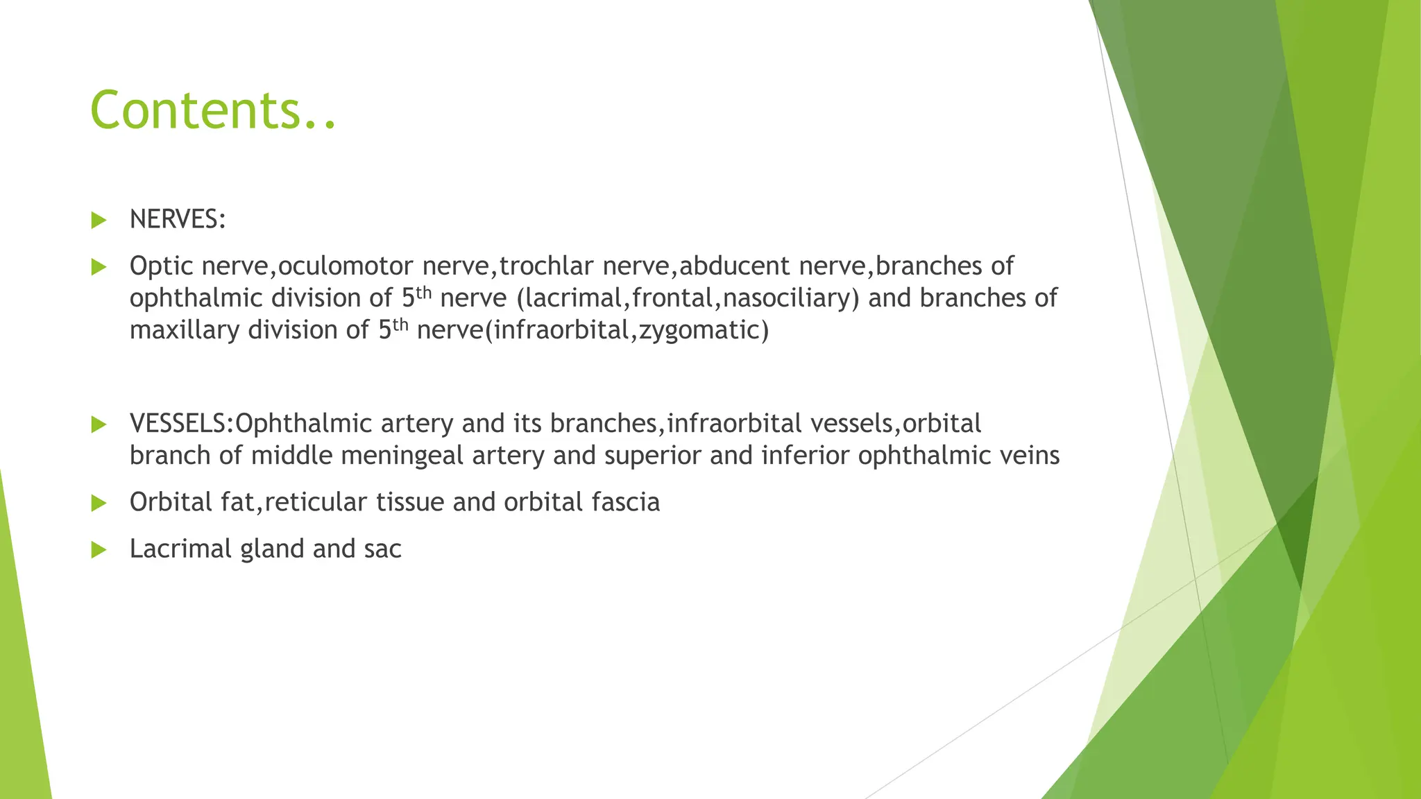 ANATOMY OF ORBIT.pptx anatomy of orbit ppt | PPTX