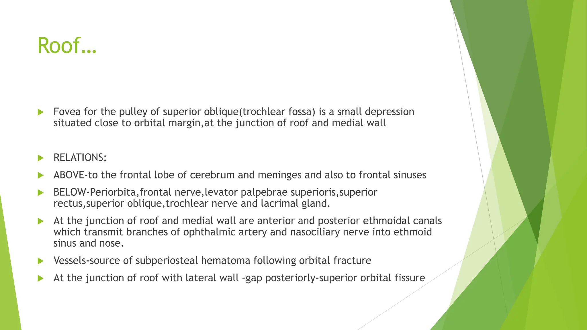 ANATOMY OF ORBIT.pptx anatomy of orbit ppt | PPTX