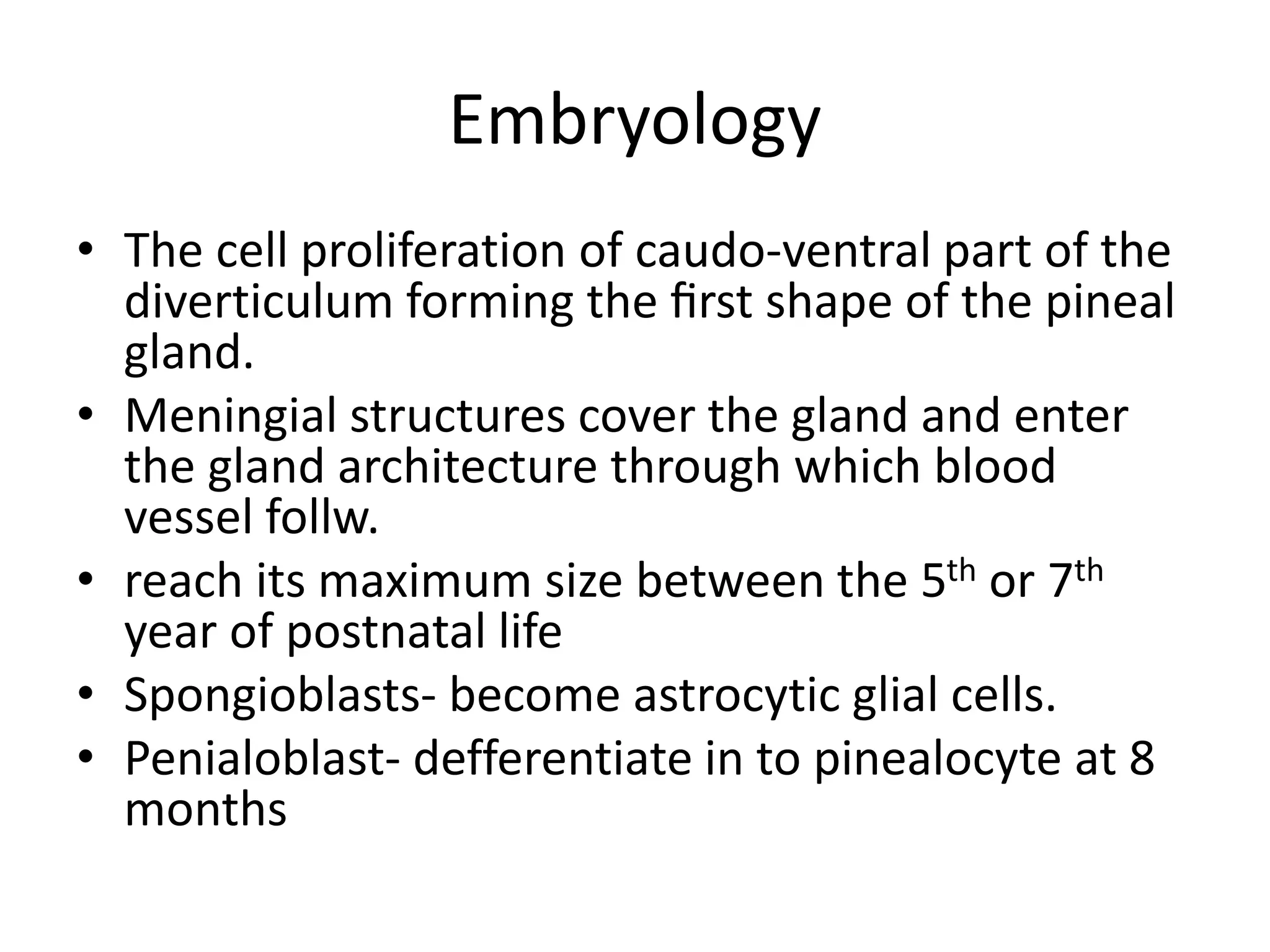 Anatomy of Pineal Gland | PPTX