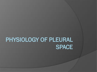 ANATOMY OF PLEURA in detail for ug and pg | PPTX