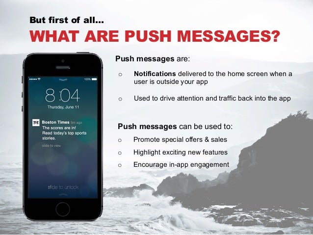 the anatomy of a perfect push message what is push messages
