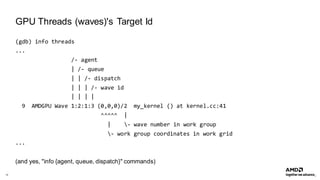 Anatomy of ROCgdb presentation at gcc cauldron 2022 | PPT