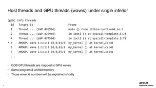 Anatomy of ROCgdb presentation at gcc cauldron 2022 | PPT