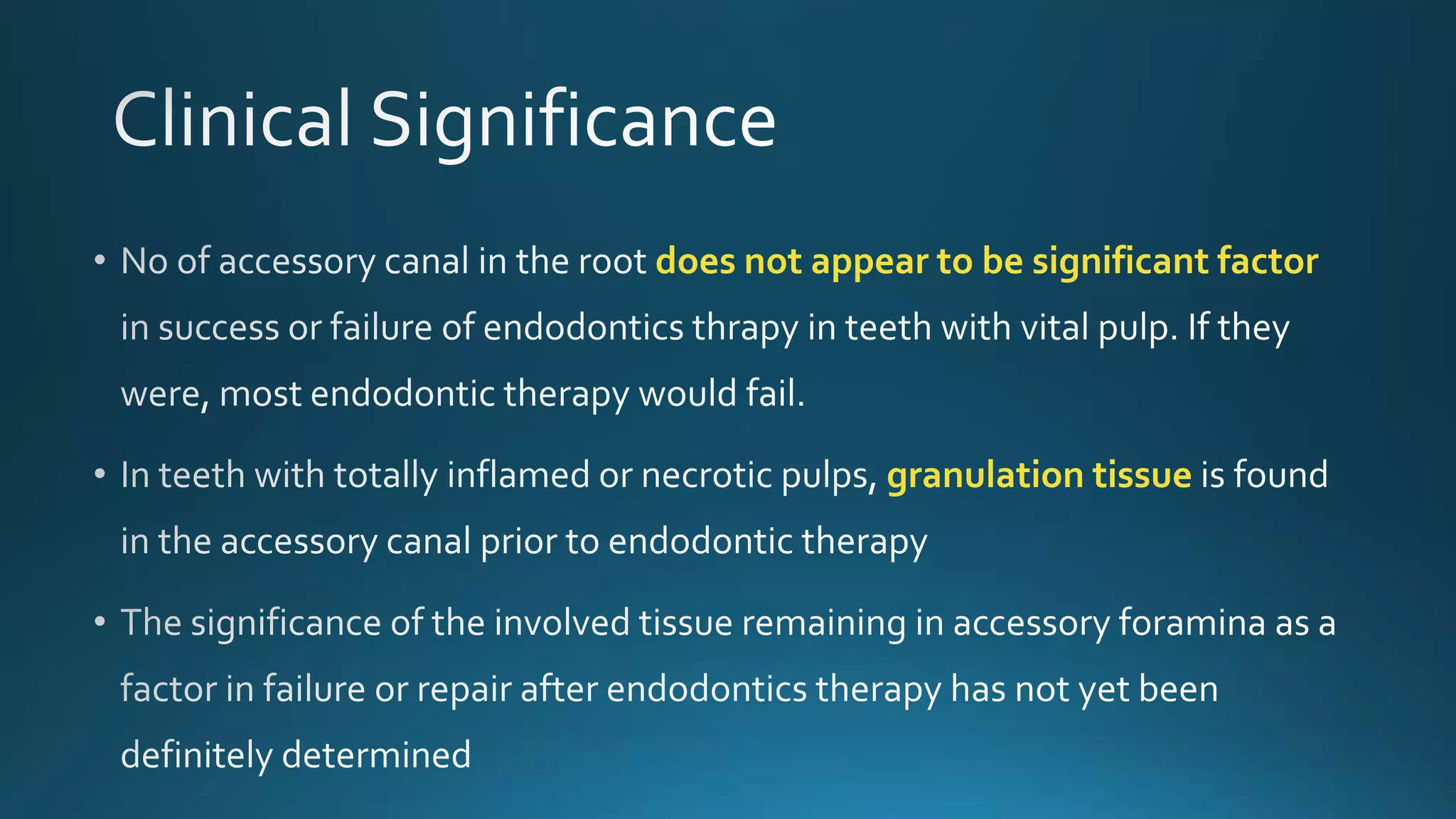 does not appear to be significant factor
granulation tissue
 