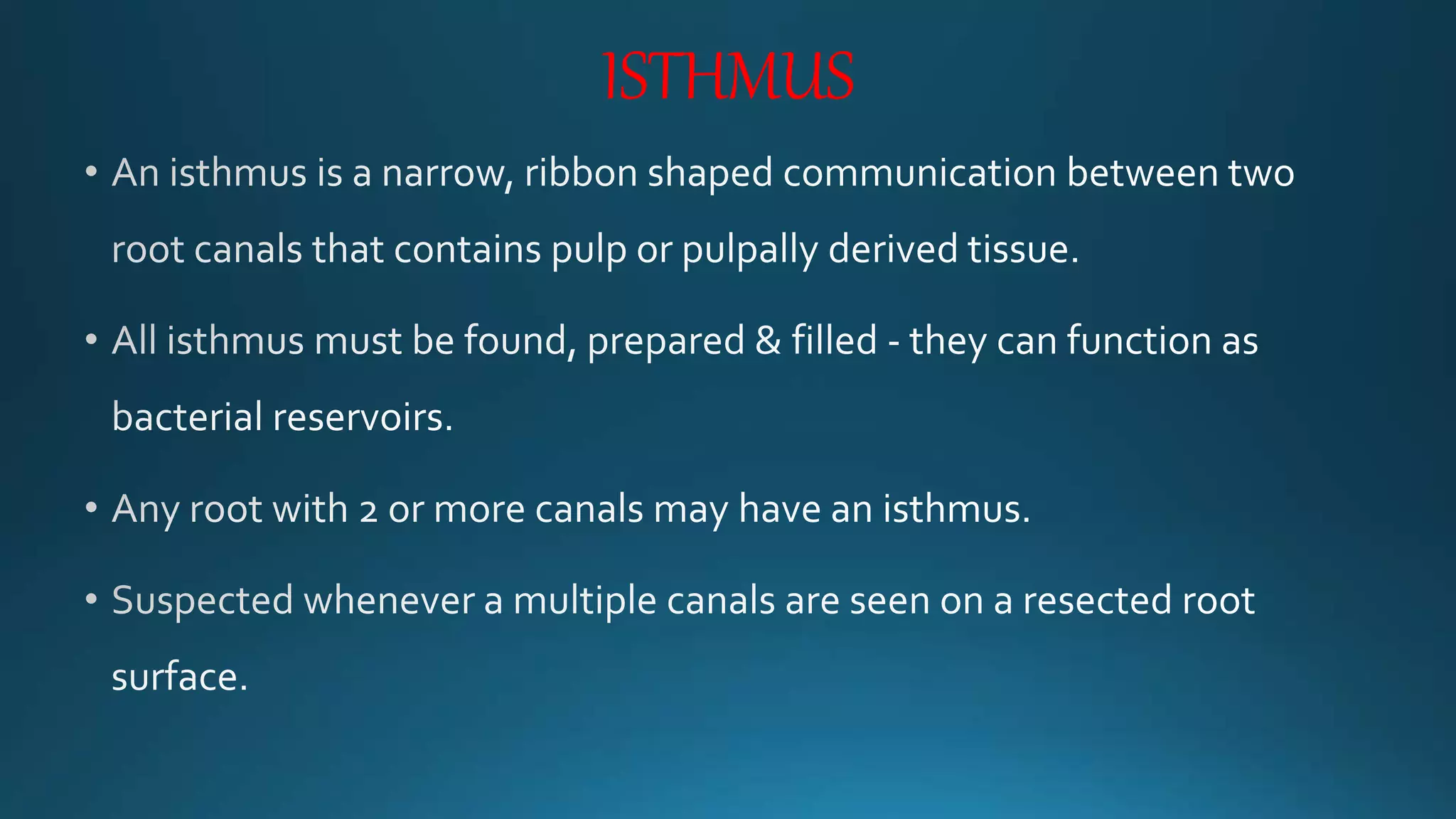 ISTHMUS
 