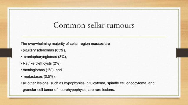 Anatomy of sellar suprasellar region