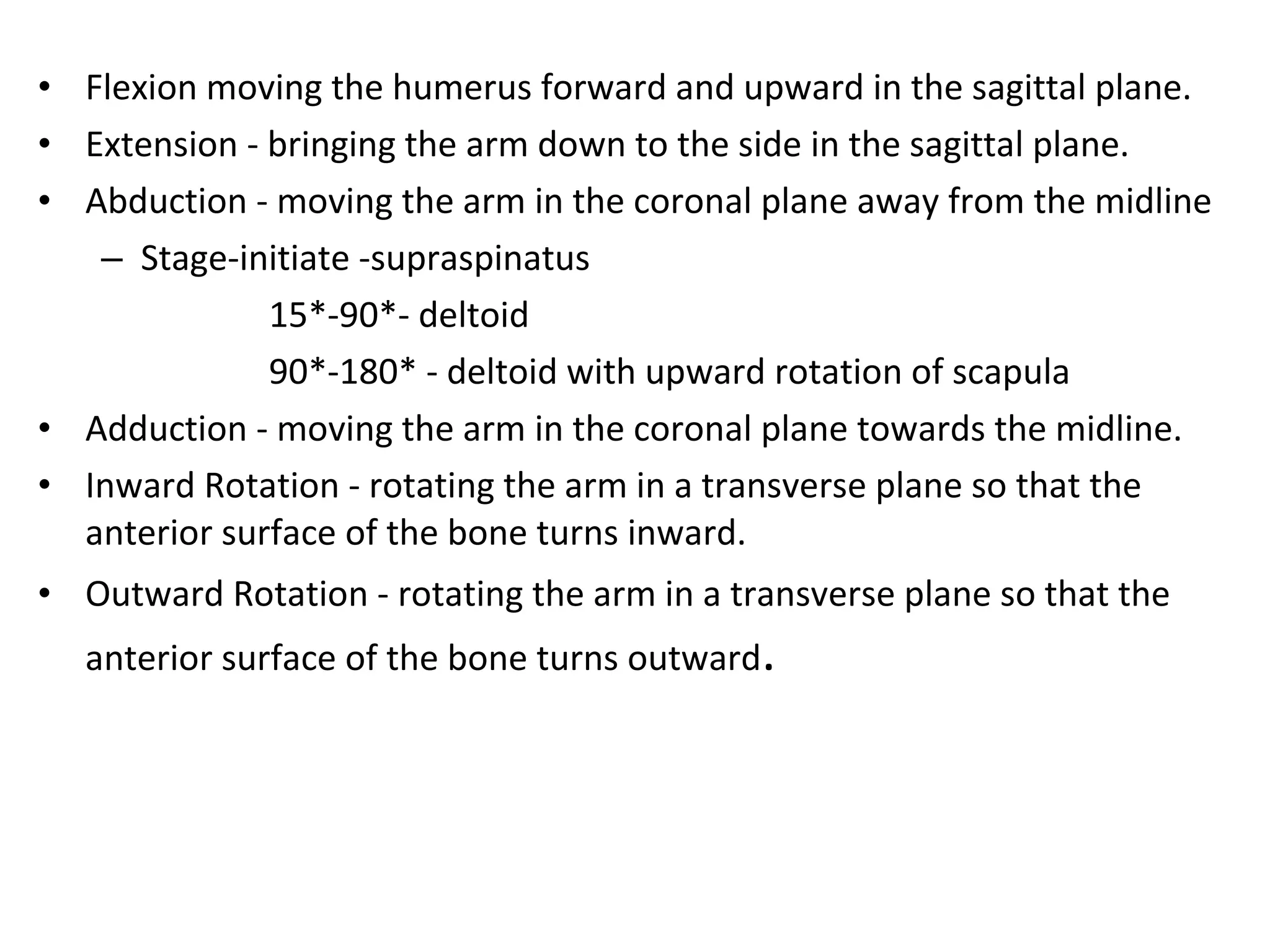 Anatomy of shoulder joint - vamshi kiran | PPT