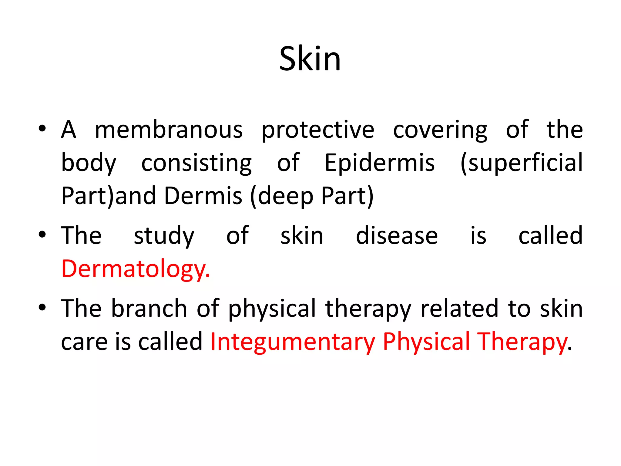 Anatomy of skin by dr.sana