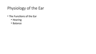 Comprehensive Overview of Ear Anatomy and Physiology: Hearing and ...