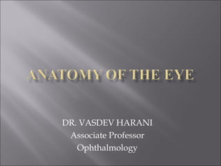 DR. VASDEV HARANI
 Associate Professor
   Ophthalmology
 