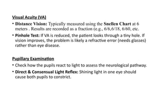 Visual Acuity Refractive Error Chart Anatomy, History, and Examination of the Human Eye | PPTX