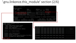 Anatomy of the loadable kernel module (lkm) | PDF