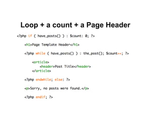 Loop + a count + a Page Header
 