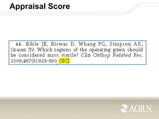 Appraisal Score

 