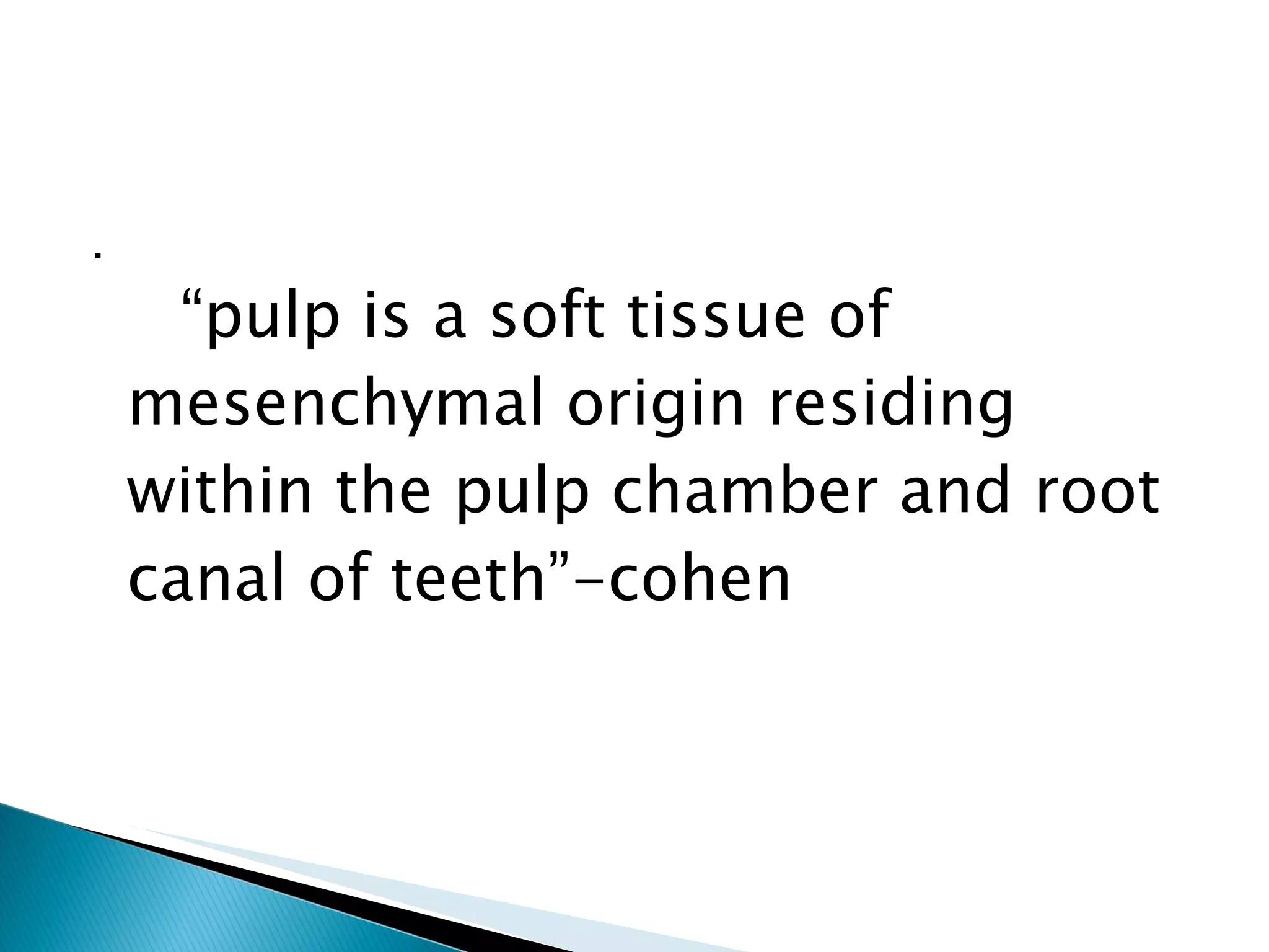 Soft Pulp Anatomy of the pulp space | PPT