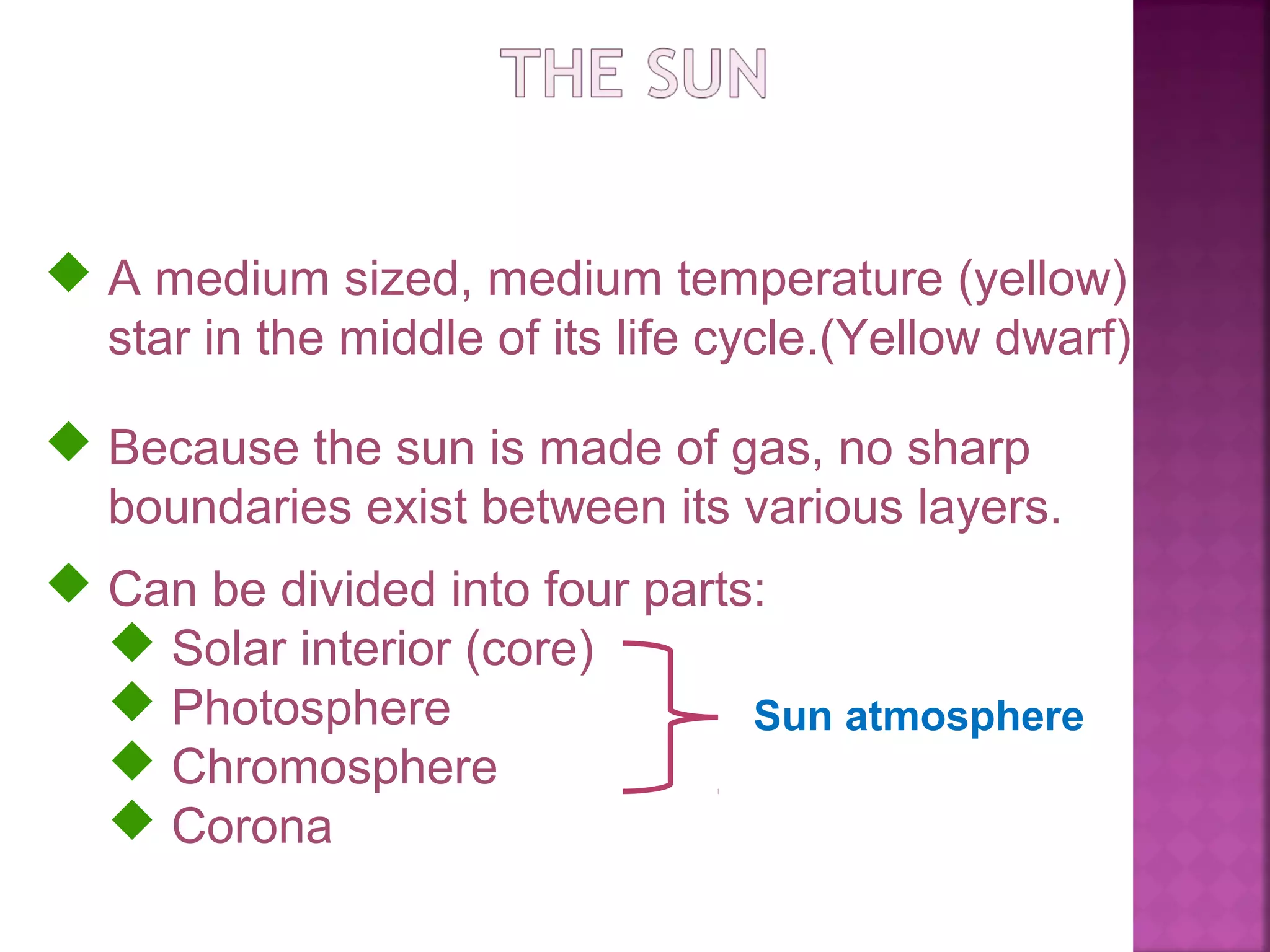 Form 3 PMR Science Chapter 9 Anatomy of the Sun | PPT