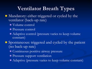 Anatomy of the ventilator | PPT