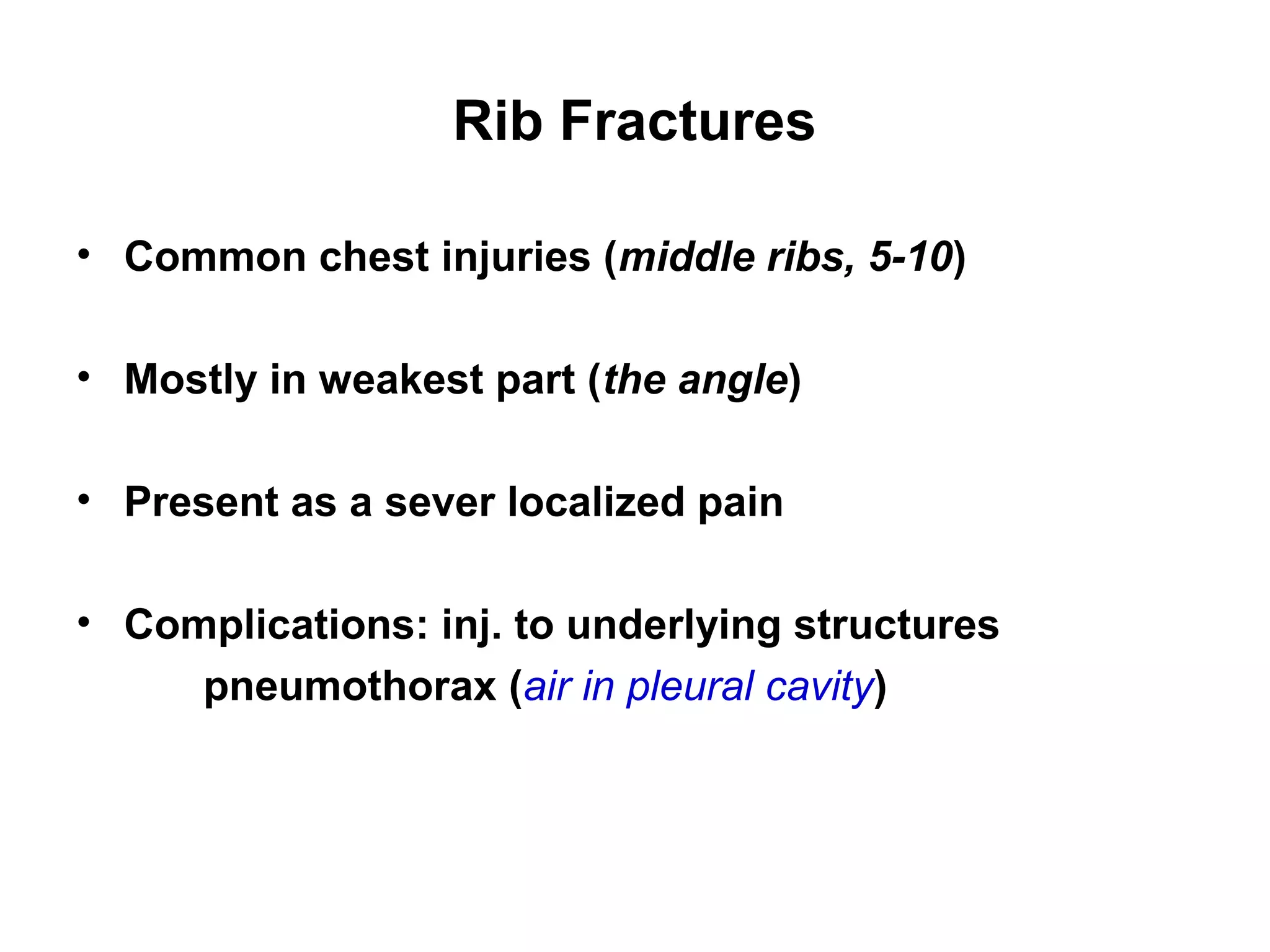 Anatomy of thorax | PPT