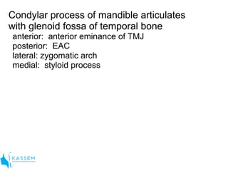 Anatomy of tmj | PDF